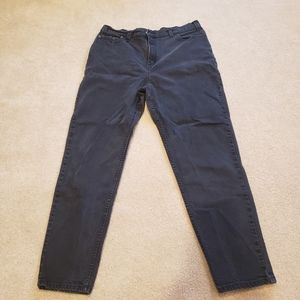 Black 550 Levis Relaxed Fit Taperd Leg Jeans